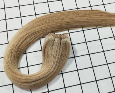 China 100% MACHINE SEWN Full Color #18 100%Virgin Remy Full Cuticle Human Hair HAIR WEFT Weft Grade Most Popular Virgin Cuticle Hair for sale