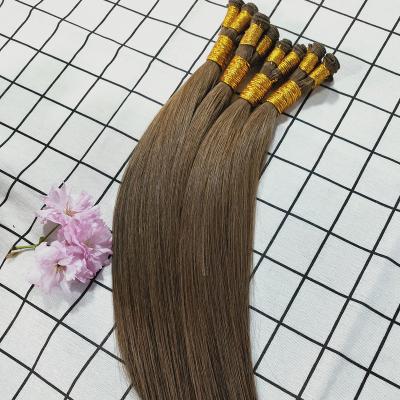 China 100% HAND TIED HAIR WEFT EXTENSION Popular Color #8A Grade Full Virgin Human Hair Cuticle for sale