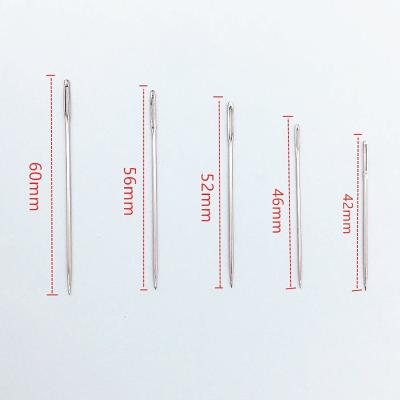 China Hand Stitch Sewing Needles Shape To Quilting Sewing Needles Stainless Steel Big-eye Sewing Machine Needles for sale