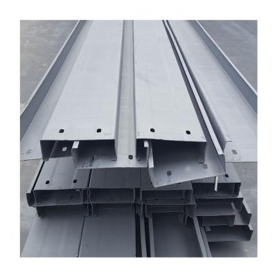 China Modern Wholesale Light Steel C Shape Section Roof Purlins / Channel Construction Purlin for sale