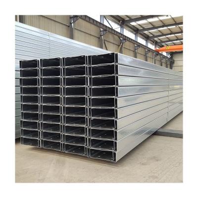 China Modern Hot Sale New Design C Section Purlin For Roofing And Column Perforated Unistrute Channel for sale