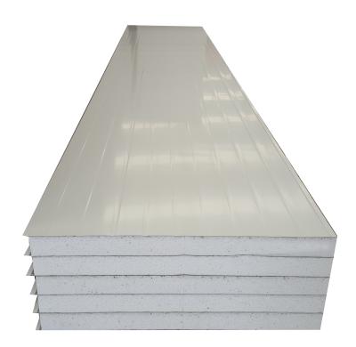 China Insulation Light Weight ESP Corrugated Polystyrene Foam Sandwich Wall Panels For Prefab House for sale