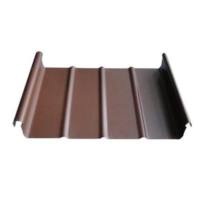 China Modern Metal Building Materials Corrugated Roofing Sheet Al-Mg_Mn Alloy Standing Seam Roof System for sale