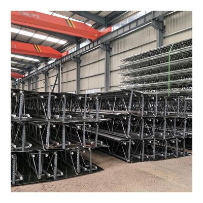 China Industrial Factory Price Galvanized Corrugated Metal Profiled Steel Bar Truss Flat Decking Flooring for sale