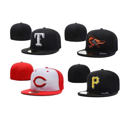 China Wholesale COMMON America Sport 59/50 Current Ne 2023 Customized Embroidery Flat Cap And Baseball Team Hat for sale