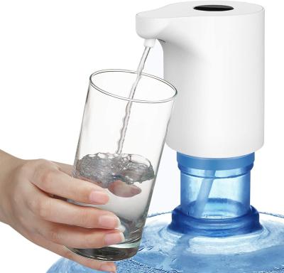 China 5 Gallon Hotel Water Bottle Pump Dispenser with USB Rechargeable and Portable Electric Automatic for sale