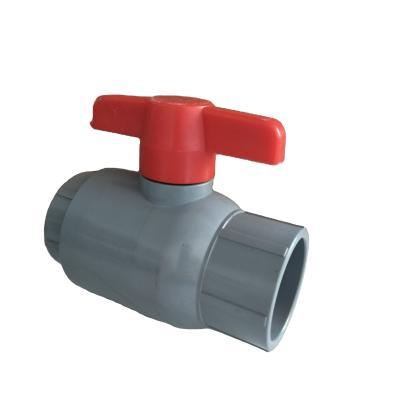 China Water Project In Construction Hot Selling On Amazon PVC Ball Valve , Compact T Handle Water Isolation Valves for sale