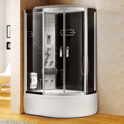 China With 2020 New Frame Design Solid Corner Steam Framed Shower Room With Top Shower for sale