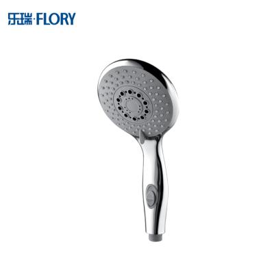 China Without Switch Chrome Finish ABS Plastic Five Functions Hand Shower Head With Switch for sale