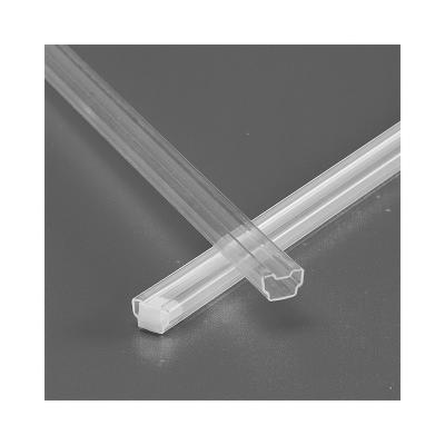 China PS IC Adjustable Anti-Static Custom Made Hard Perforated IC Plastic Rectangular PVC Tube Packing Anti-Static Tube for sale