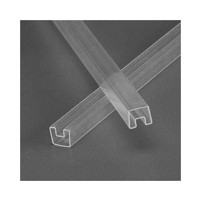 China Rectangle PS High Level Plastic Packaging Clear Tube Custom Anti-static IC Small Electronic Products for sale