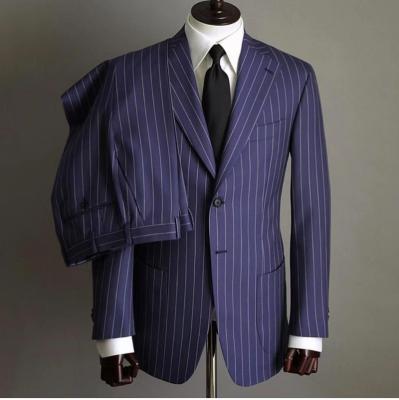 China Anti-wrinkle Good Quality Tailored Full Canvas Men's 2pcs Suit for sale