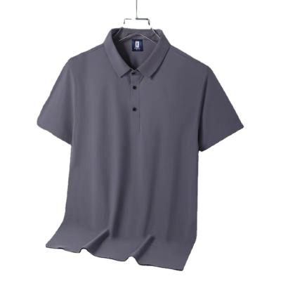 China Ice Feeling Seamless Anti-pilling High End Polo Shirt With One Piece Collar for sale