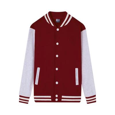 China Color Fancy Contrast Baseball Uniform Anti-pilling Cotton Sweatshirt for sale