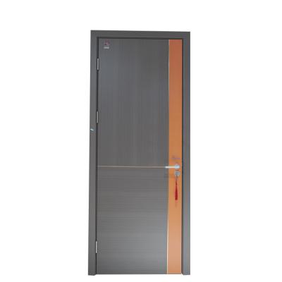 China Anti-Theft Modern Design Fiberboard Sheet Material Wood Doors Paint Free Set Door Price Indoor Fire Door for sale