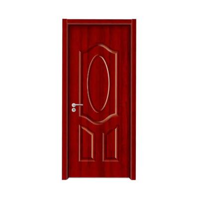 China Anti-Theft China Product 40mm Door Leaf Thickness Wooden Single Door Fiberboard Sheet Material New Design Wood Door for sale