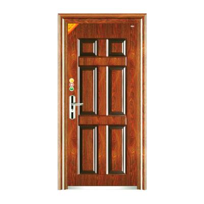 China Sound Insulation High Quality Product 0.8-1.2mm Door Frame Plate Thickness Exterior Security Door High Security Exterior Doo for sale