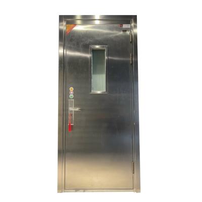 China Fire prevention High Quality Design Good Price 0.8/0.4-1.0 Door Leaf Plate Thickness Stainless Steel Doors for sale