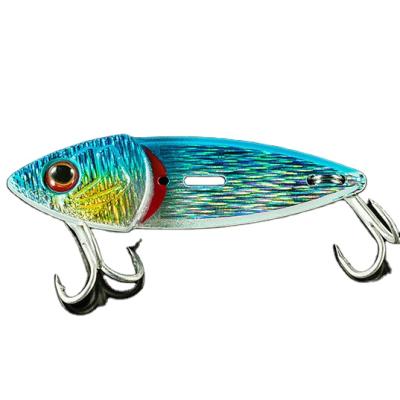 China Hard Bait Sinking VIB Fishing Lure With Feather Hook Metal Lure SSF-23 for sale