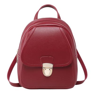 China Fashion Multifunctional Single Shoulder Anti-theft Lock Portable Messenger School Small Backpack for sale