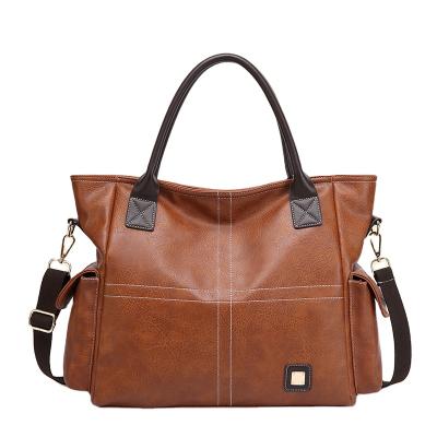 China Fashion Women Pinch New Retro Tote Bags Large-Capacity Shoulder Handbag for sale