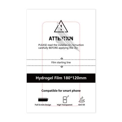 China Medium Line Cutting Film Hydrogel Film 180*120mm Sheet For Plotter 3D Cutter Silicone Hydrogel Screen Protector TPU Clear Soft Film for sale