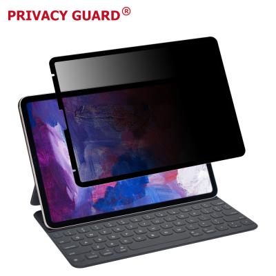 China Protect Your Privacy Easy Install High Clear Anti-Glare Silk Print Privacy Filter Clips Blue Ray iPad Pro 12.9