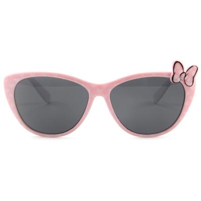 China Children's Sunglasses EUGENIA 2021 Lovely Bowknot Sun Glasses Cat Frame Girls Cute Bows Kids Sunglasses Wholesale for sale