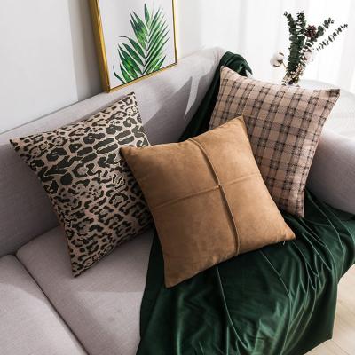 China Luxury Home Sofa Cushion Cover Decorative Hign Viable Quality Velvet Tile Cover 45x45cm for sale