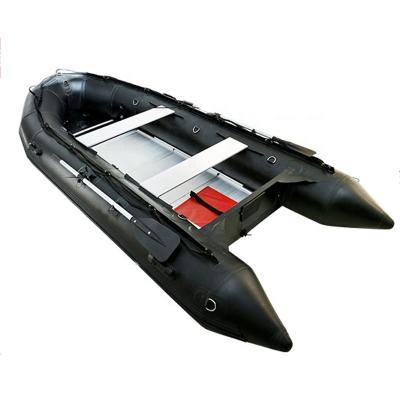 China Unisex 7-8 Person Boat 380cm Yacht Paddle Boat PVC Inflatable Folding Fishing Boat For Sale for sale