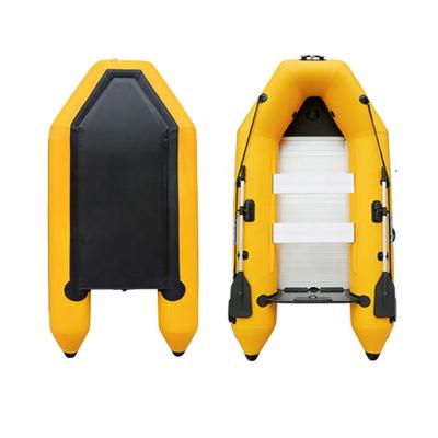 China PVC Rowing Boat Unisex Inflatable Water Sports 230cm Inflatable Boat 2 to 3 Person Inflatable Water Rafting Boats for sale