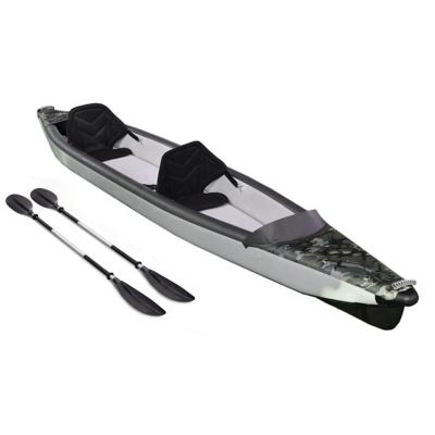 China Fishing Foldable Leisure Fun Drop Point Double Kayak PVC Inflatable Kayaks For Sale Custom Inflatable Kayak for sale