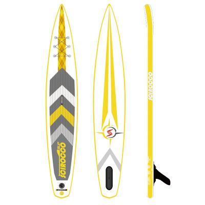 China New Fashion Unisex Style Inflatable SUP Stand Up Racing SUP Inflatable Paddle Board Factory Double Layer for sale