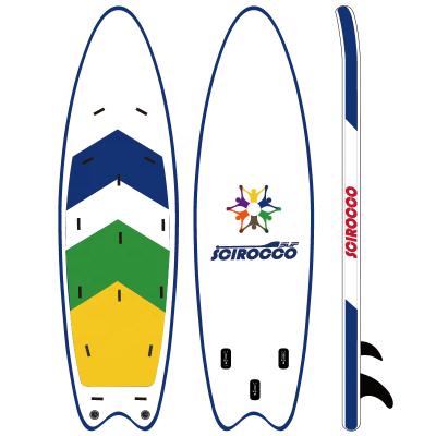 China Team Board Oem Best Cheap Paddle Board Unisex Comic Inflatable Paddle Large Size Holding Paddle Group Board for sale