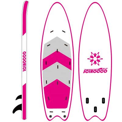 China Team Sup Board PVC Dot Double Layers Paddleboards Unisex Comic High Quality Stand Up Group Paddle Board for sale