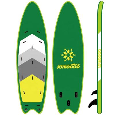 China Unisex Comic High Quality SUP Team Board PVC Dot Double Layers Paddle Boards Best Stand Up Group Paddle Board for sale