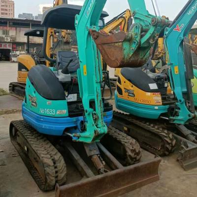 China Secondhand Kubota U20 mini crawler excavator used digger with cheap price 0.06mÂ³ for sale