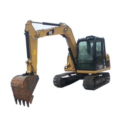 China 7 ton used CAT 307 excavators Secondhand construction machinery tractor excavator 0.33MÂ³ for sale