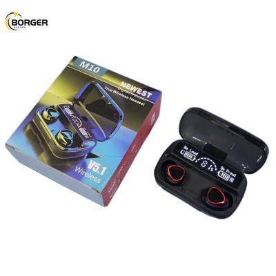 China In-ear Reset Wireless New Charging Box Led Lightweight Digital Earbud Earphone F9 M10 for sale