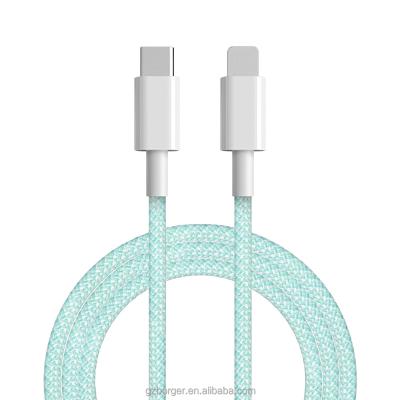 China Mobile Phone 1M Fast Charging Iphone 13 Data Cable Type-c to 27W 3A Ignition for sale