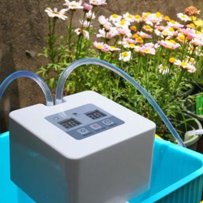 China Regular Version Upgraded Automatic Drip Irrigation Kit Water Timer Self Programmable Electric Self Watering System for Indoor Plants Watered for sale