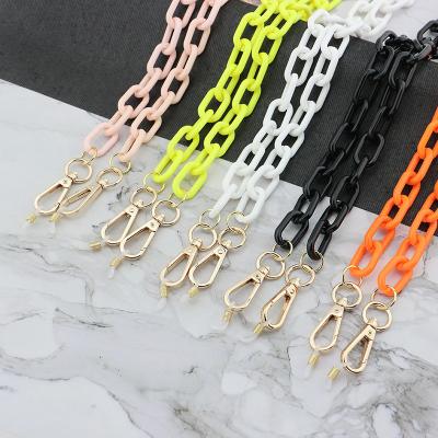 China Anti-List REWIN Fashion Candy Color Acrylic Resin Chain Glasses Hanging Neck Lanyard Strap Sunglass Holder Belt for Women for sale