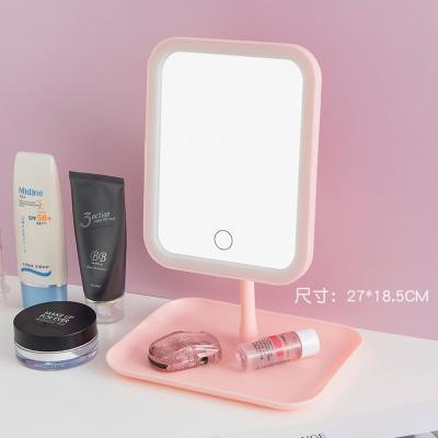 China Customized Lady Makeup Cosmetic LED Mirror Pocket Portable Foldable Compact Mirror for sale