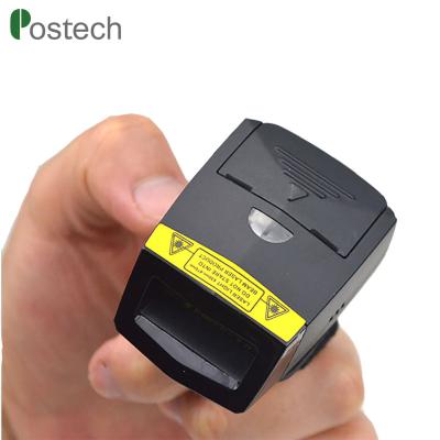 China 2d ring wireless portable bluetooth code logistics industry mini qr barcode scanner for sale