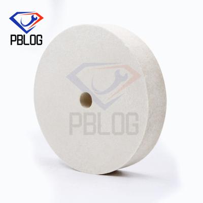 China PBLOG Wool Wheel Edge Outlet And Factory Machine Polish Polishing Pure Glass Polishing Surface for sale