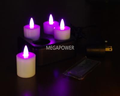 China Flameless Led Desk Candle Flameless Lamp With USB Port Charging Power Supply for sale