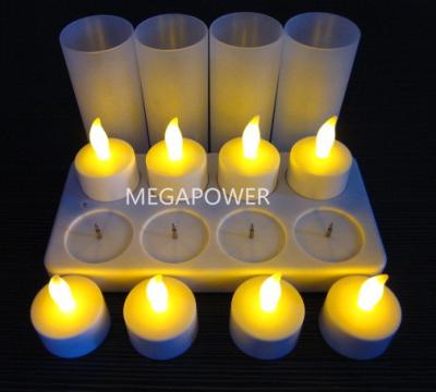 China Safety Tea Flicker Hot Selling Rechargeable Flameless Electric Light Led Candle for sale