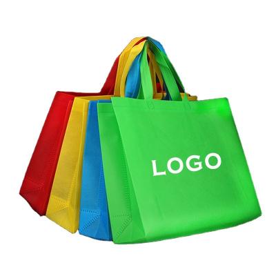 China Wholesale Portable Reusable Logo Fabric Non Woven Eco-Friendly Non Woven Custom Bag Shopping Shopping Bags Bags for sale