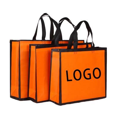 China OEM Factory Reusable Polypropylene Tote Bag Full Printing PP Shopping Bags Laminated Non Woven Bag for sale