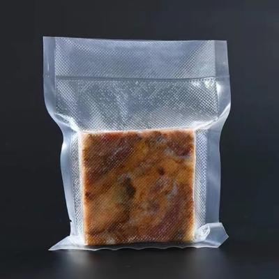 China Barrier 3 Side Seal Vacuum Bag Heat Seal Bag For Food Meat Seafood Packaging Bag for sale